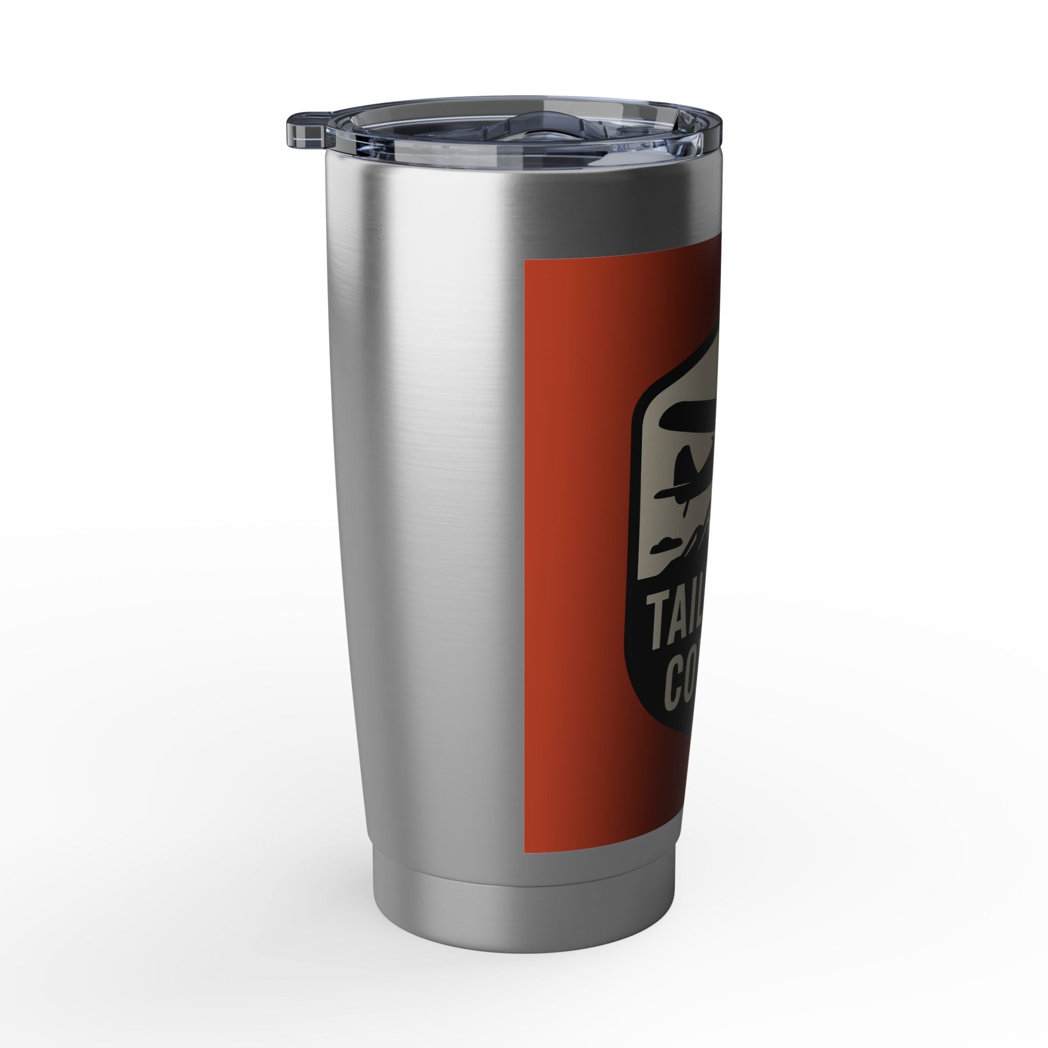 Tailwheel Cowboy 20oz Travel Tumbler — Insulated Stainless Steel Adventure Cup