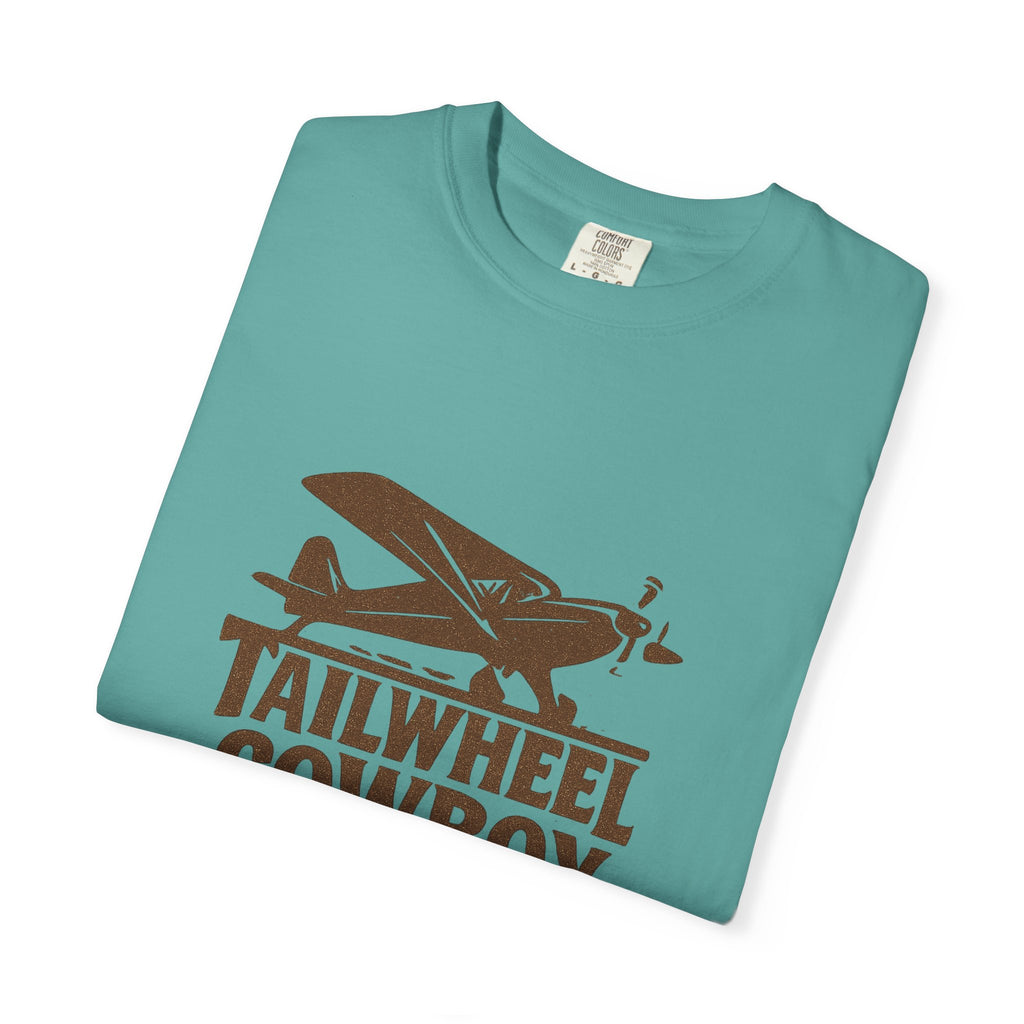 Tailwheel Cowboy Plane T-Shirt — Star Valley Wyoming Aviation Tee