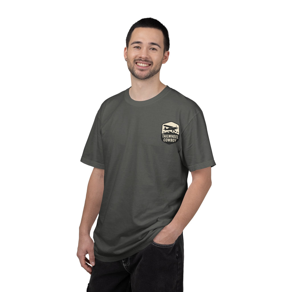Tailwheel Cowboy T‑Shirt — W/ Back Graphic
