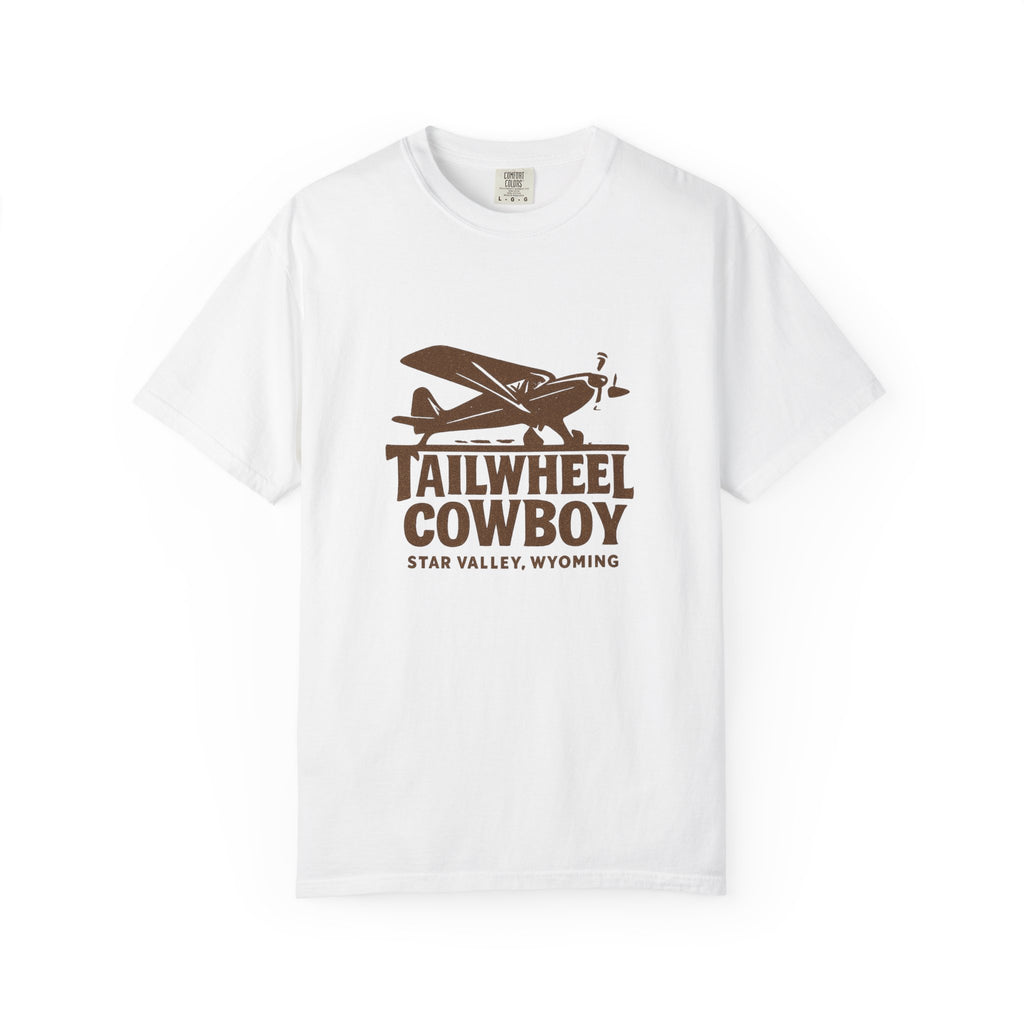 Tailwheel Cowboy Plane T-Shirt — Star Valley Wyoming Aviation Tee