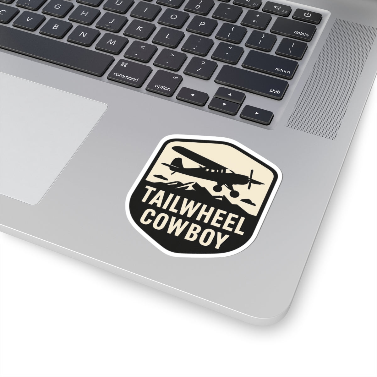 Tailwheel Cowboy Sticker, choose size