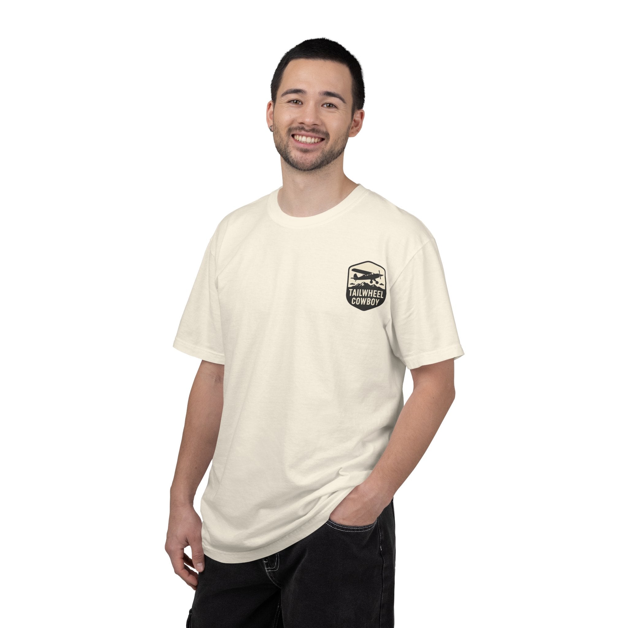 Tailwheel Cowboy T‑Shirt — W/ Back Graphic