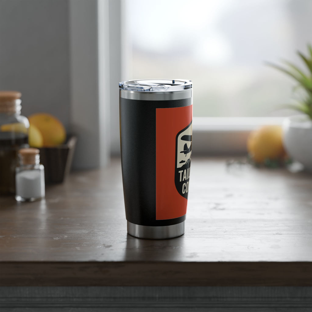 Tailwheel Cowboy 20oz Travel Tumbler — Insulated Stainless Steel Adventure Cup