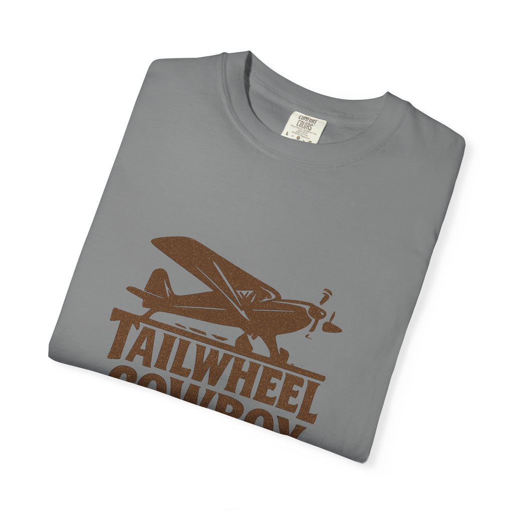 Tailwheel Cowboy Plane T-Shirt — Star Valley Wyoming Aviation Tee