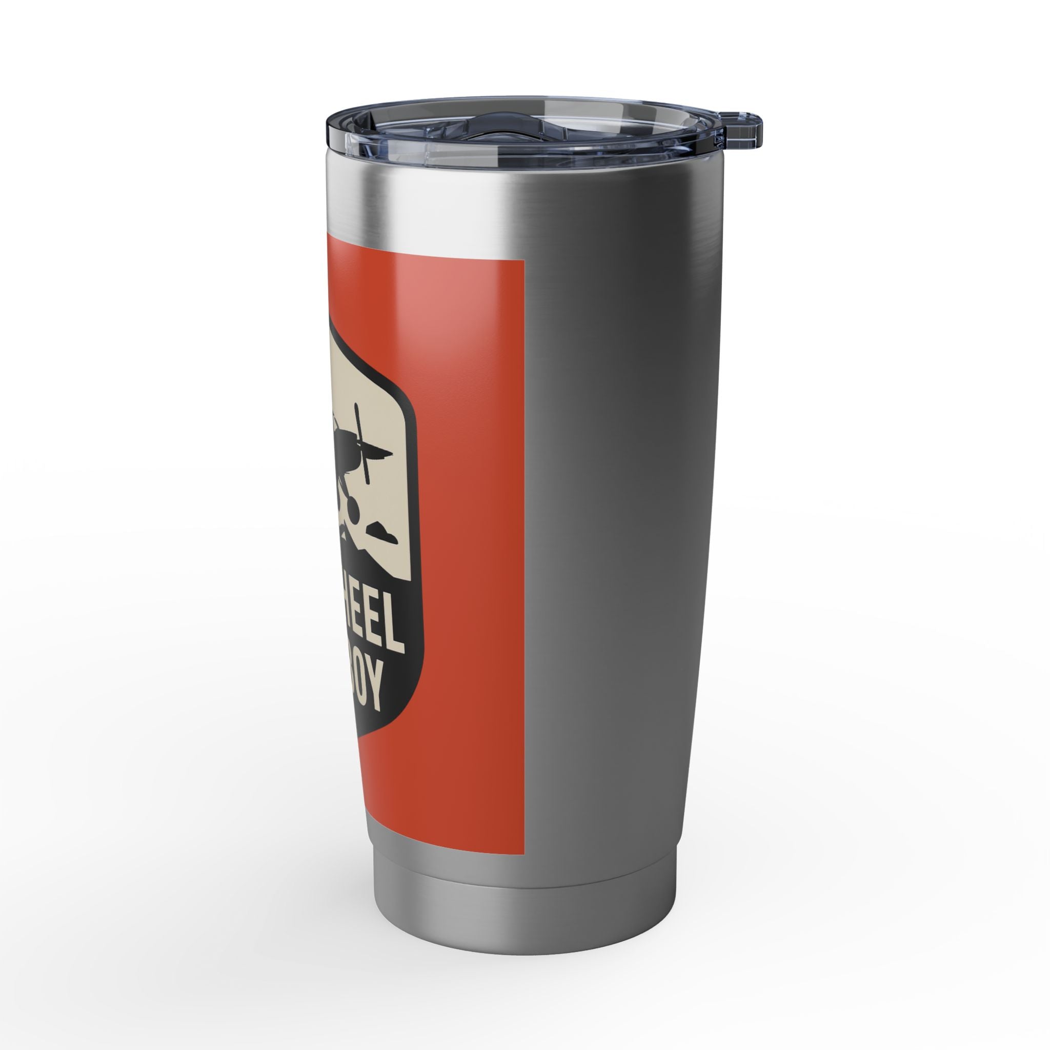 Tailwheel Cowboy 20oz Travel Tumbler — Insulated Stainless Steel Adventure Cup