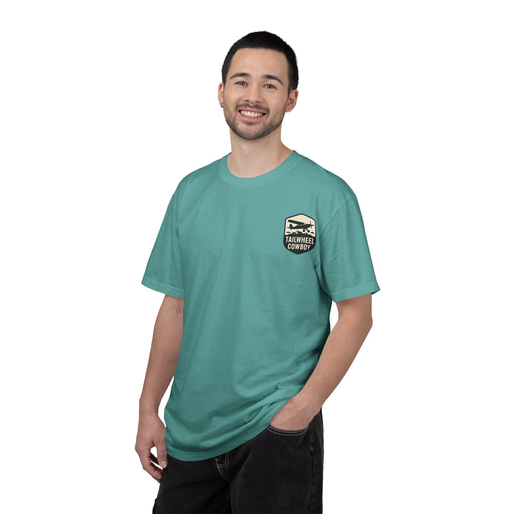 Tailwheel Cowboy T‑Shirt — W/ Back Graphic
