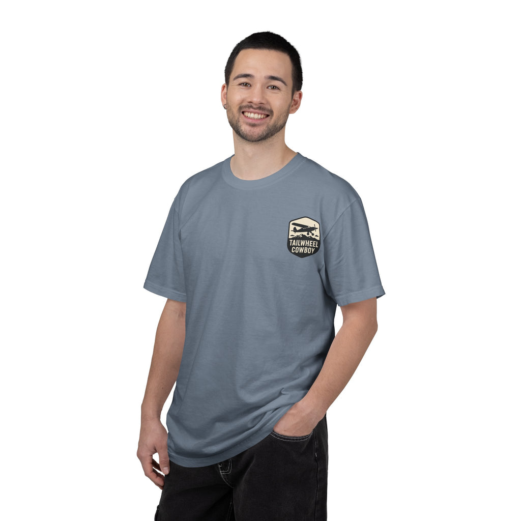 Tailwheel Cowboy T‑Shirt — W/ Back Graphic