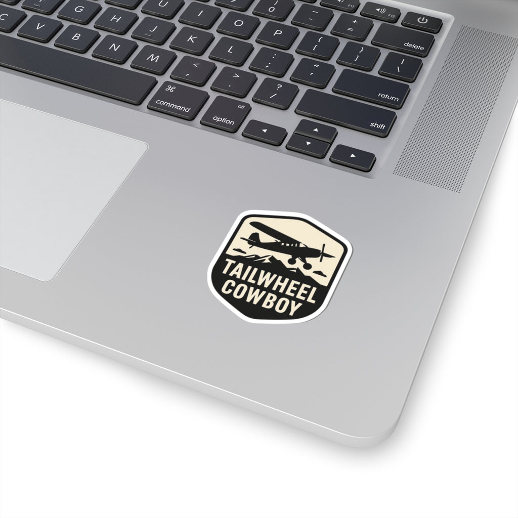 Tailwheel Cowboy Sticker, choose size