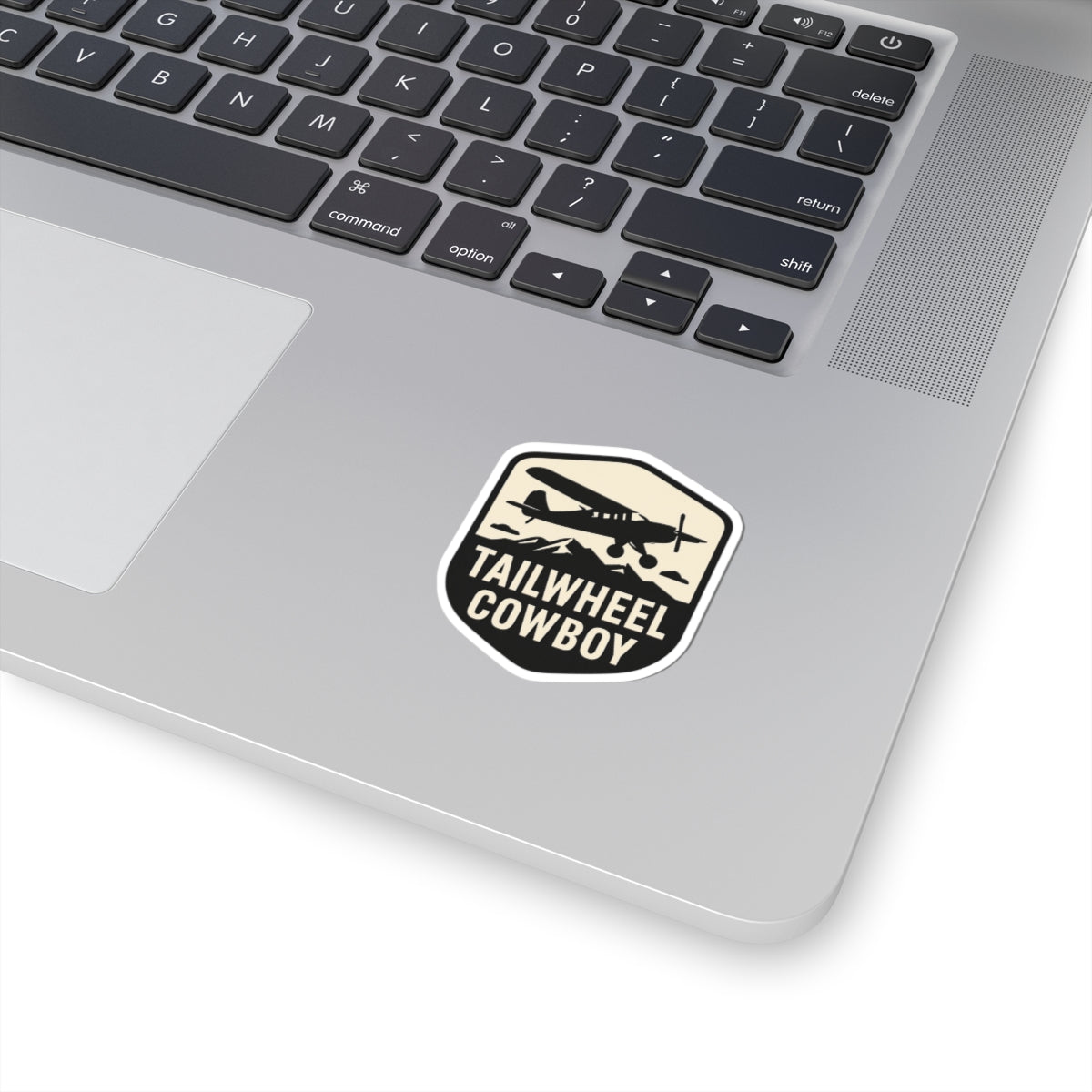 Tailwheel Cowboy Sticker, choose size