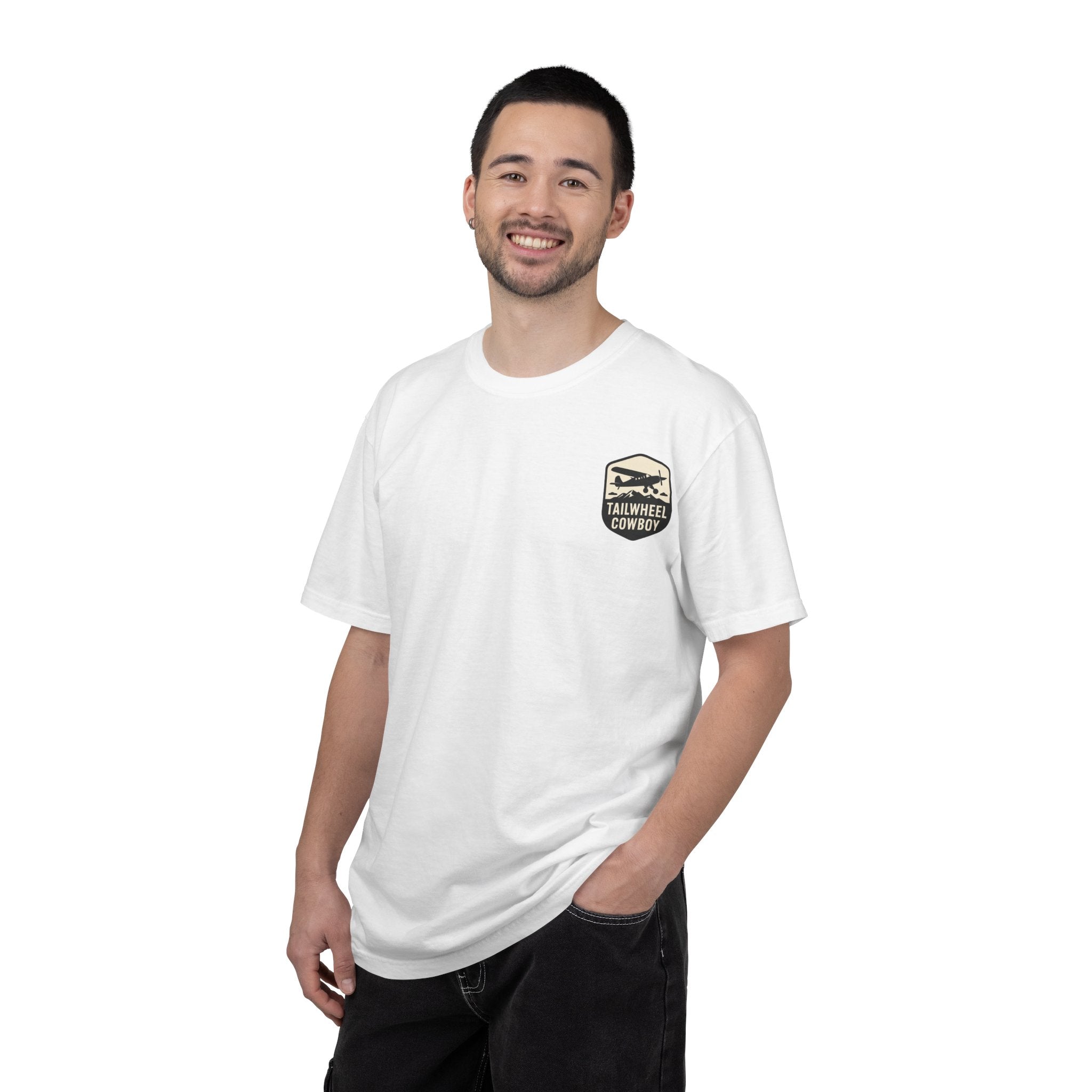 Tailwheel Cowboy T‑Shirt — W/ Back Graphic