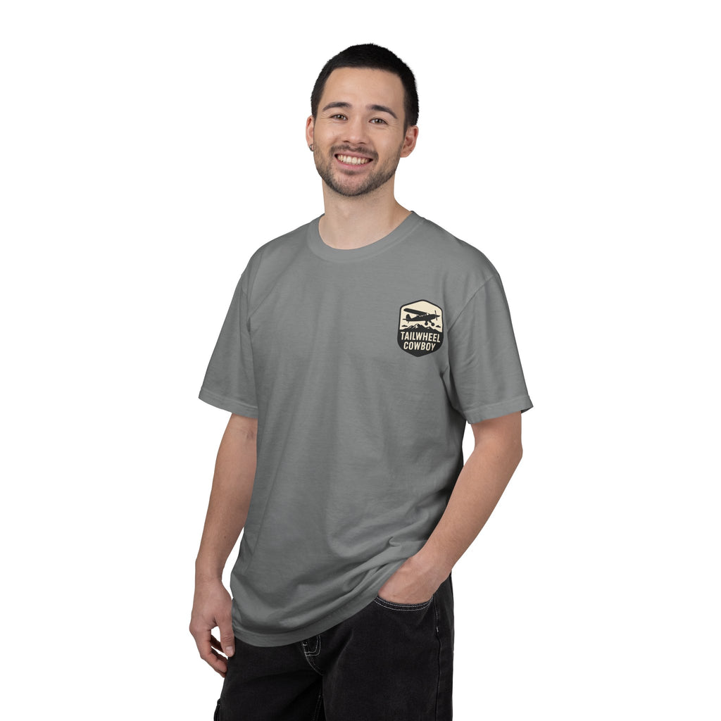 Tailwheel Cowboy T‑Shirt — W/ Back Graphic