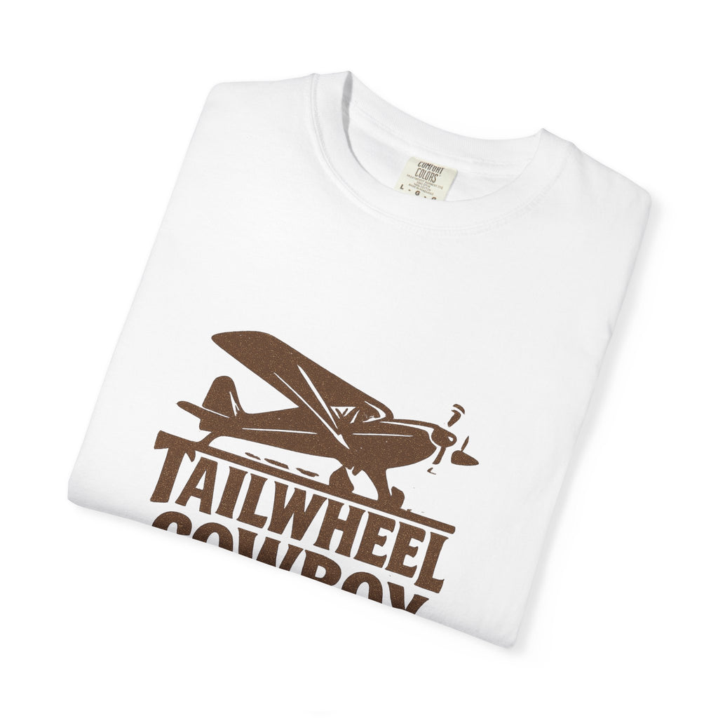 Tailwheel Cowboy Plane T-Shirt — Star Valley Wyoming Aviation Tee